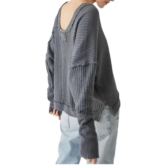 NWT Free People We The Free Magic Thermal Top size Large - Picture 4 of 5